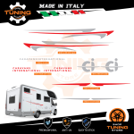 Kit Decalcomanie Adesivi Stickers Camper Caravans-International - versione H
