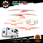 Autocollants de Camper Kit Stickers Caravans-International - versione M