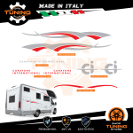 Kit Decalcomanie Adesivi Stickers Camper Caravans-International - versione P