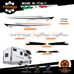 Kit Decalcomanie Adesivi Stickers Camper Carthago - versione I