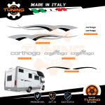 Kit Decalcomanie Adesivi Stickers Camper Carthago - versione Q