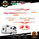 Kit Decalcomanie Adesivi Stickers Camper Challenger - versione M