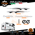 Kit Decalcomanie Adesivi Stickers Camper Chausson - versione Q