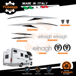 Kit Decalcomanie Adesivi Stickers Camper Elnagh - versione N