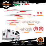 Kit Decalcomanie Adesivi Stickers Camper Elnagh - versione P