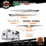 Kit Decalcomanie Adesivi Stickers Camper Hobby - versione I