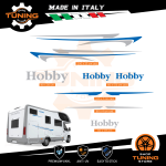 Kit Decalcomanie Adesivi Stickers Camper Hobby - versione L