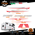 Kit Decalcomanie Adesivi Stickers Camper Hymer - versione L