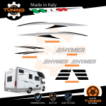 Kit Decalcomanie Adesivi Stickers Camper Hymer - versione M