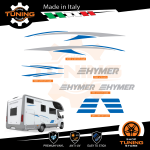 Kit Decalcomanie Adesivi Stickers Camper Hymer - versione N