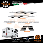 Kit Decalcomanie Adesivi Stickers Camper Hymer - versione P