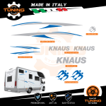 Kit Decalcomanie Adesivi Stickers Camper Knaus - versione O