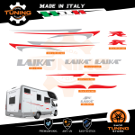 Kit Decalcomanie Adesivi Stickers Camper Laika - versione M