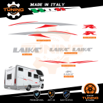 Kit Decalcomanie Adesivi Stickers Camper Laika - versione P