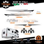 Kit Decalcomanie Adesivi Stickers Camper Miller - versione I