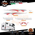 Kit Decalcomanie Adesivi Stickers Camper Mobilvetta - versione P