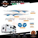 Kit Decalcomanie Adesivi Stickers Camper Pilote - versione R