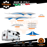 Camper Aufkleber Kit Possl - versione F