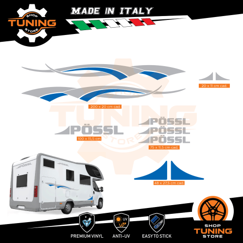 Prodotto: Kit-Camper_Possl_F - Camper Aufkleber Kit Possl