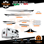 Autocollants de Camper Kit Stickers Possl - versione I