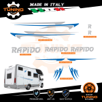 Camper Aufkleber Kit Rapido - versione F