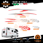 Kit Decalcomanie Adesivi Stickers Camper Road-Car - versione M