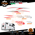 Camper Stickers Kit Decals Road-Car - versione M