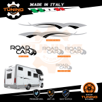 Kit Decalcomanie Adesivi Stickers Camper Road-Car - versione N