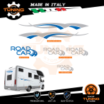 Camper Stickers Kit Decals Road-Car - versione O