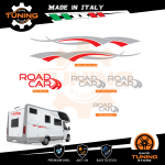 Kit Decalcomanie Adesivi Stickers Camper Road-Car - versione P
