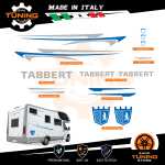 Kit Decalcomanie Adesivi Stickers Camper Tabbert - versione L