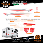 Kit Decalcomanie Adesivi Stickers Camper Tabbert - versione M