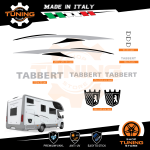Kit Decalcomanie Adesivi Stickers Camper Tabbert - versione N