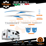 Kit Decalcomanie Adesivi Stickers Camper Tabbert - versione O