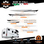 Kit Decalcomanie Adesivi Stickers Camper Weinsbers - versione I