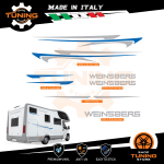 Kit Decalcomanie Adesivi Stickers Camper Weinsbers - versione L