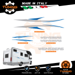 Kit Decalcomanie Adesivi Stickers Camper Weinsbers - versione O