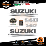 Kit Adesivi Motore Marino Fuoribordo Suzuki DF 140 cv - Four Stroke Write