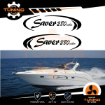 Kit Autocollants Bateau Saver 280 Cabin