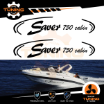 Boat Stickers Kit Saver 750 Cabin