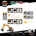 Kit Adesivi Mezzi da Lavoro JCB Escavatore JS205