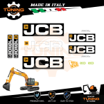 Kit Adesivi Mezzi da Lavoro JCB Escavatore JS205LC