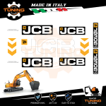 Kit Adesivi Mezzi da Lavoro JCB Escavatore JS305LC