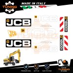Kit Adesivi Mezzi da Lavoro JCB Escavatore JS200W
