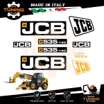 Kit Adesivi Mezzi da Lavoro JCB Sollevatore telescopico 535-140