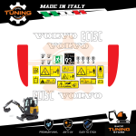 Work Vehicle Stickers Volvo Excavator EC15C