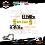 Work Vehicle Stickers Volvo Excavator EC350ENL