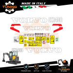 Kit Adesivi Mezzi da Lavoro Volvo Escavatore ECR40D