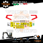 Kit Adesivi Mezzi da Lavoro Volvo Escavatore ECR50D