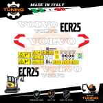 Kit Adesivi Mezzi da Lavoro Volvo Escavatore ECR25